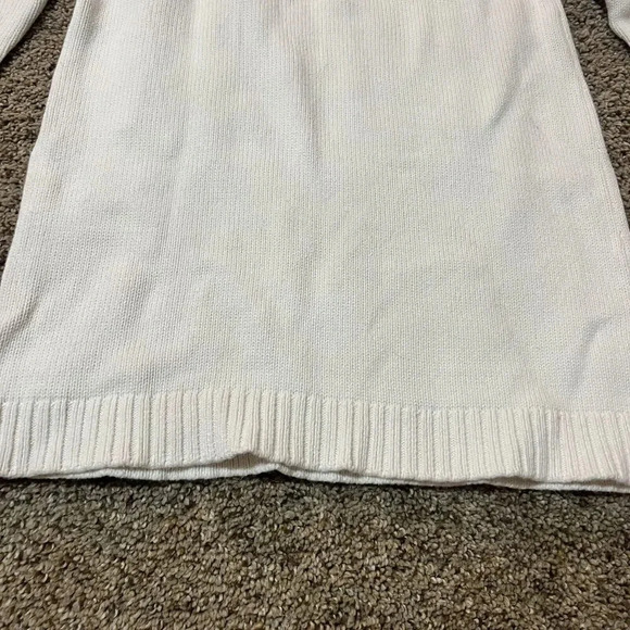 Gymboree Fair Isle Sweater Shirt Dress Girls Cable Knit Pattern Boho Warm White - Picture 7 of 9